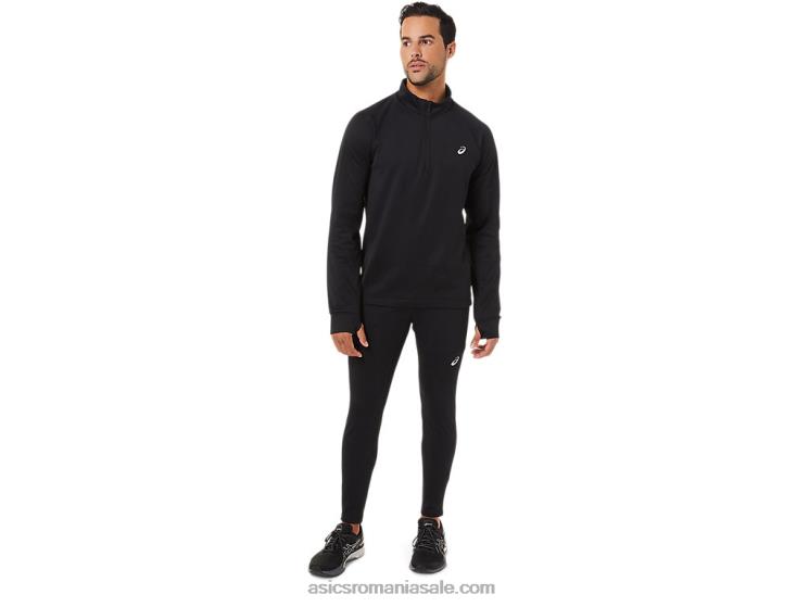 Asics negru de performanță termopolis barbati iarna 1/2 fermoar ZF4641708