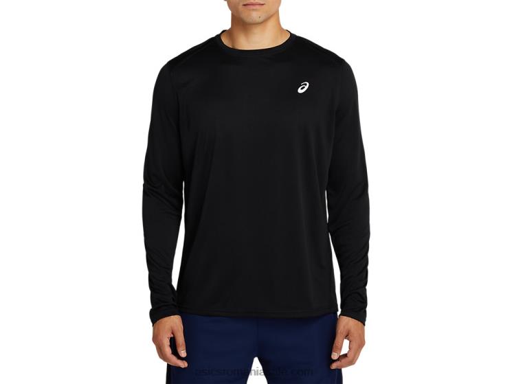 Asics negru de performanță top cu mânecă lungă ZF4642087