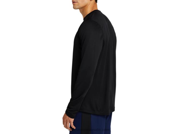 Asics negru de performanță top cu mânecă lungă ZF4642087