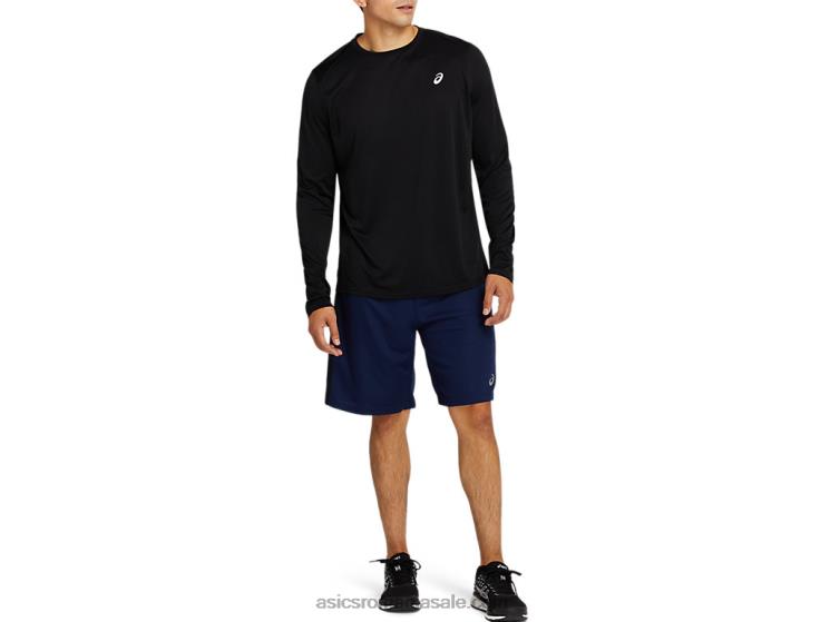 Asics negru de performanță top cu mânecă lungă ZF4642087