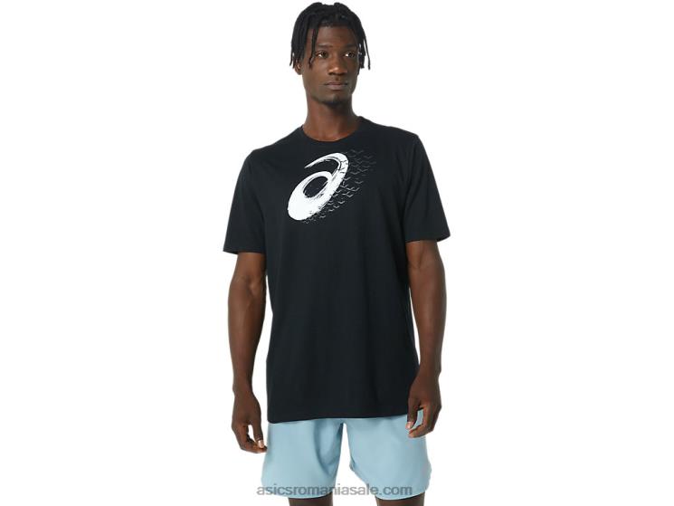 Asics negru de performanță tricou pentru lilieci de Halloween ZF464861