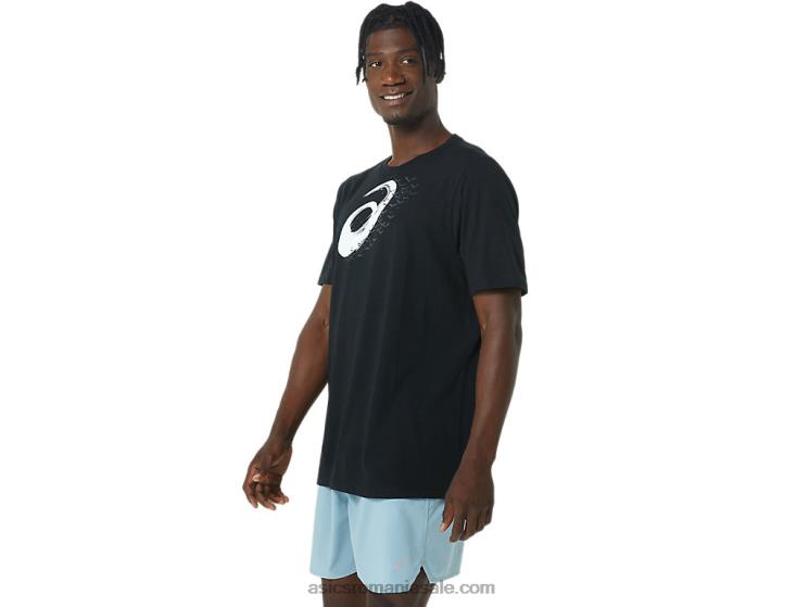 Asics negru de performanță tricou pentru lilieci de Halloween ZF464861