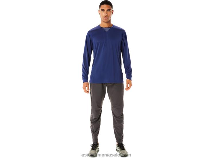 Asics ocean adanc top cu mânecă lungă din jacquard răcoritor actibreeze pentru bărbați ZF464992