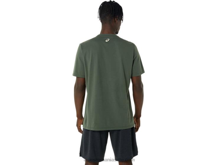 Asics pânză de măsline tricou heritage 1977 ZF464875