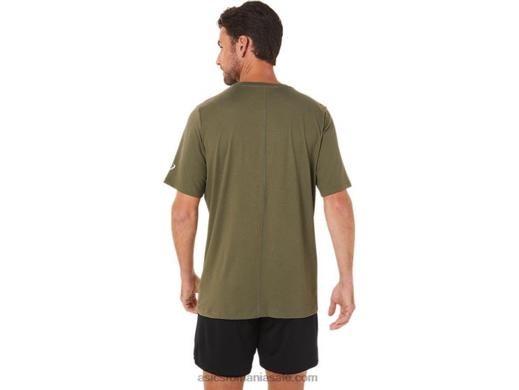Asics pânză măsline erica top tehnic hthr pentru bărbați cu mânecă scurtă ZF4641705