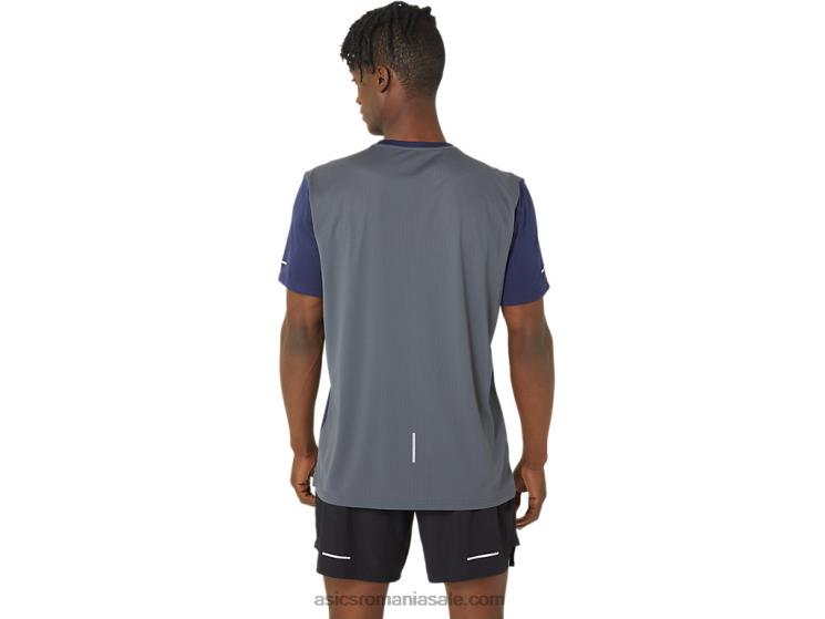Asics palton/carrier gri top cu mânecă scurtă din plasă lite-show ZF46476