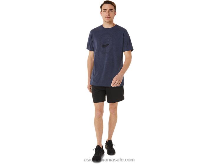 Asics peaton heather spirală un tricou de atletism ZF4641263