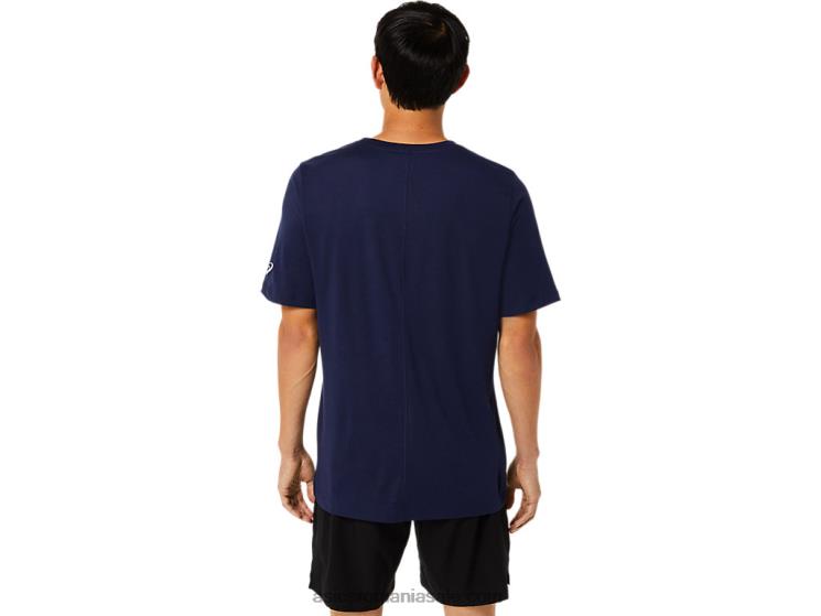 Asics peaton heather top tehnic hthr pentru bărbați cu mânecă scurtă ZF4641811