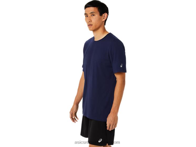 Asics peaton heather top tehnic hthr pentru bărbați cu mânecă scurtă ZF4641811