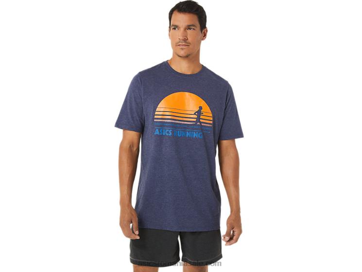 Asics peaton heather tricou grafic sunrise runner ZF4641262