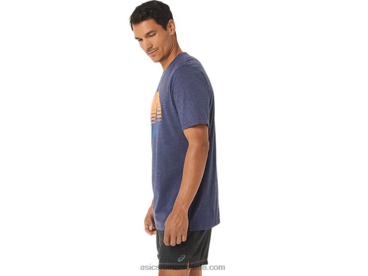 Asics peaton heather tricou grafic sunrise runner ZF4641262