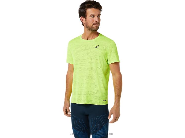 Asics pericol verde top cu mânecă scurtă ventilate actibreeze pentru bărbați ZF4641392