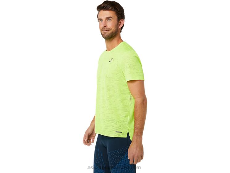 Asics pericol verde top cu mânecă scurtă ventilate actibreeze pentru bărbați ZF4641392