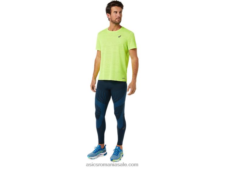 Asics pericol verde top cu mânecă scurtă ventilate actibreeze pentru bărbați ZF4641392