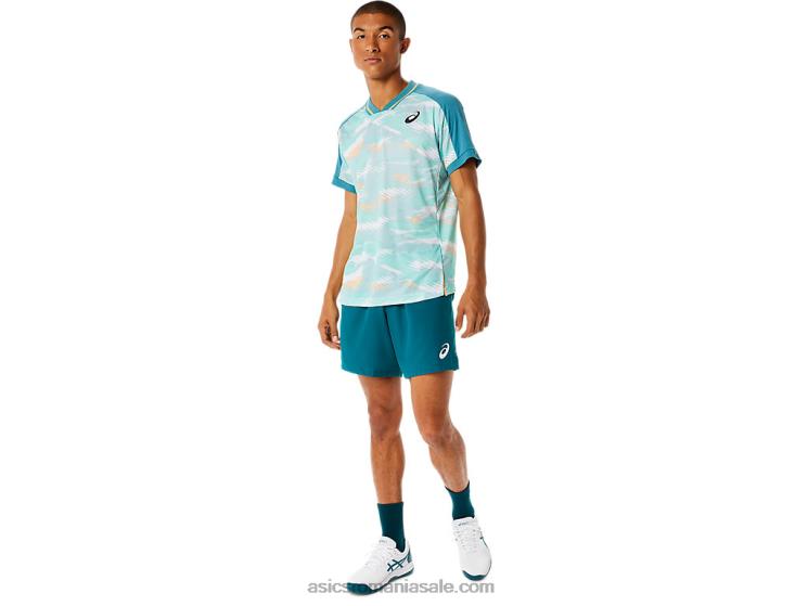 Asics pin cețos top cu mânecă scurtă pentru bărbați ZF4641090