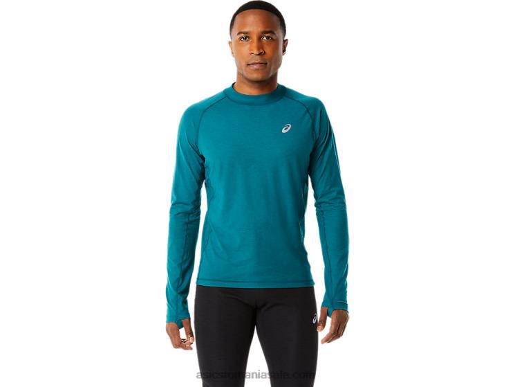 Asics pin de catifea top cu mâneci lungi pentru alergare de iarnă pentru bărbați ZF464854