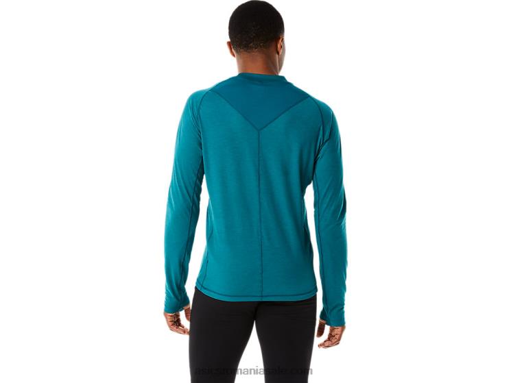 Asics pin de catifea top cu mâneci lungi pentru alergare de iarnă pentru bărbați ZF464854