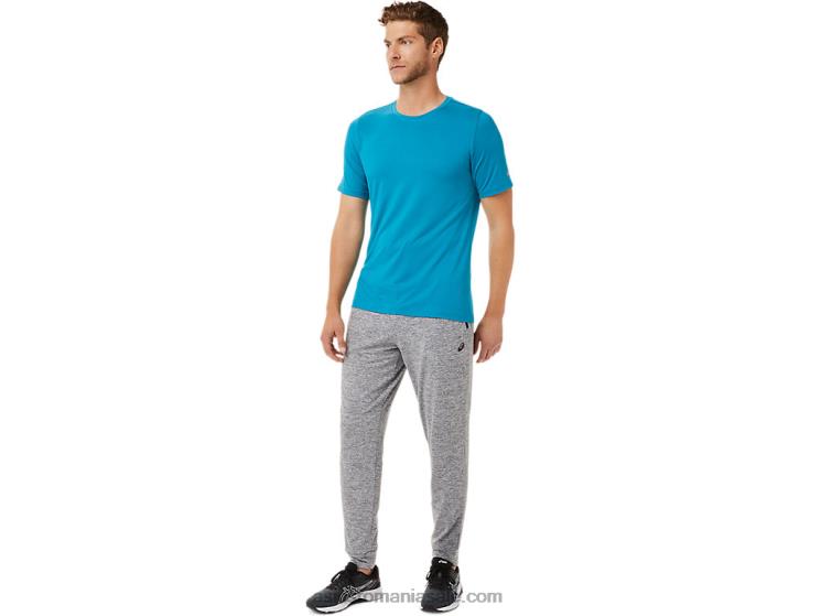Asics verde albastrui top tehnic hthr pentru bărbați cu mânecă scurtă ZF4642035