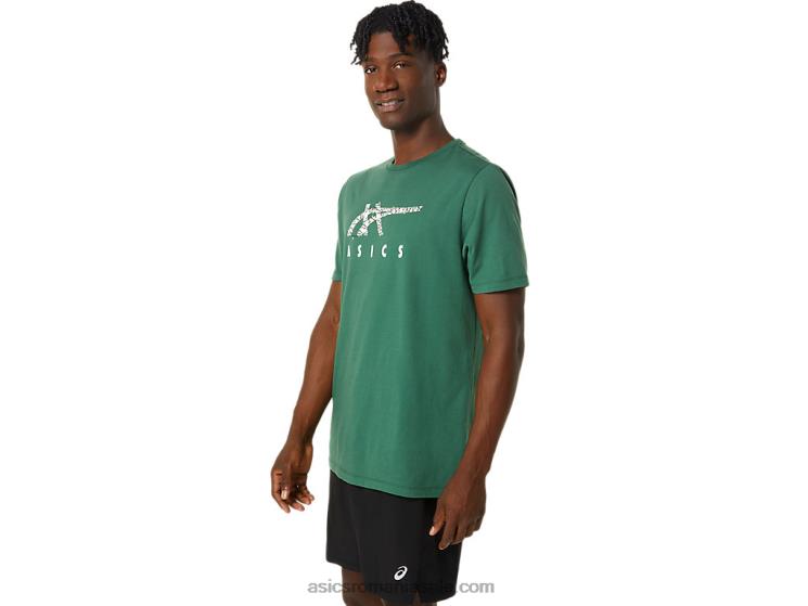 Asics verde de vânător echipaj logo-ul luminilor de vacanță ZF464791