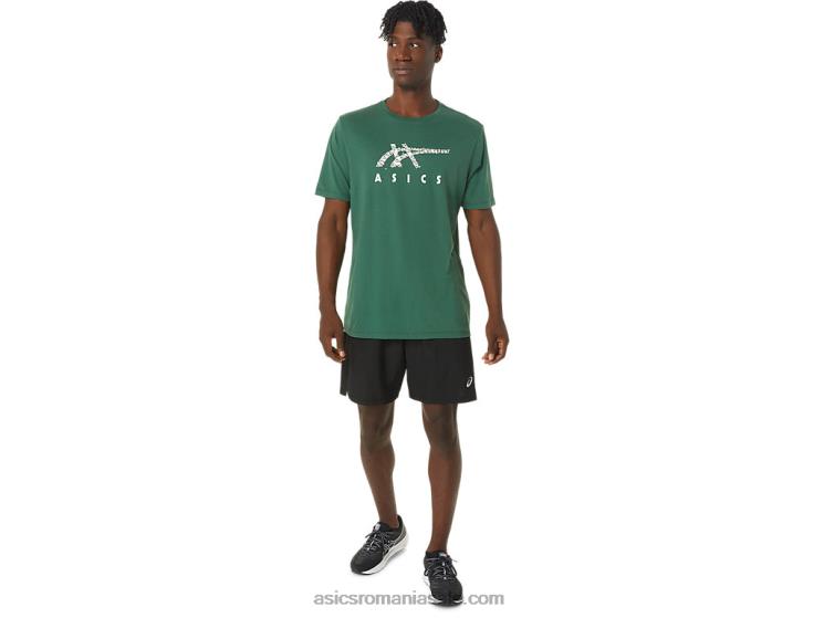 Asics verde de vânător echipaj logo-ul luminilor de vacanță ZF464791