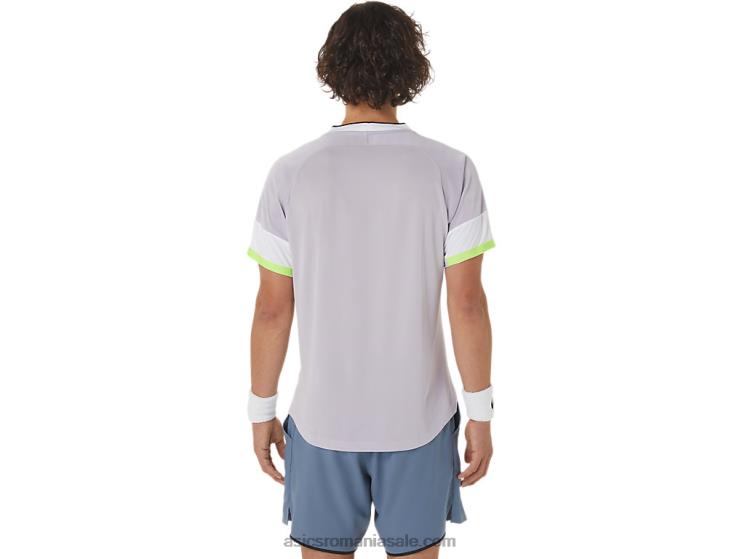 Asics violet amurg/cer moale top cu mânecă scurtă pentru bărbați ZF464441