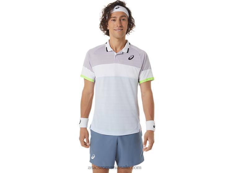 Asics violet amurg/cer moale tricou polo pentru bărbați ZF464550