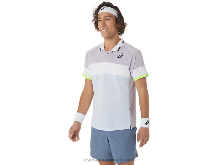 Asics violet amurg/cer moale tricou polo pentru bărbați ZF464550