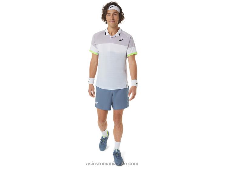 Asics violet amurg/cer moale tricou polo pentru bărbați ZF464550
