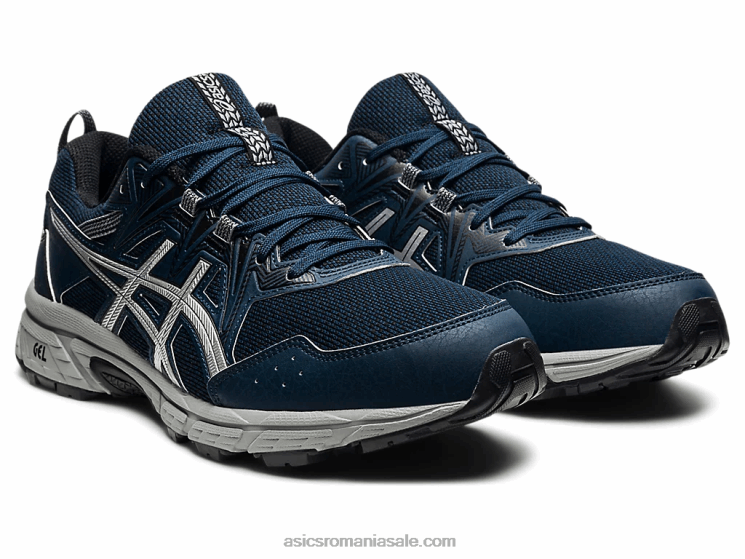 Asics albastru francez/argint pur gel-venture 8 extra lat ZF4641804