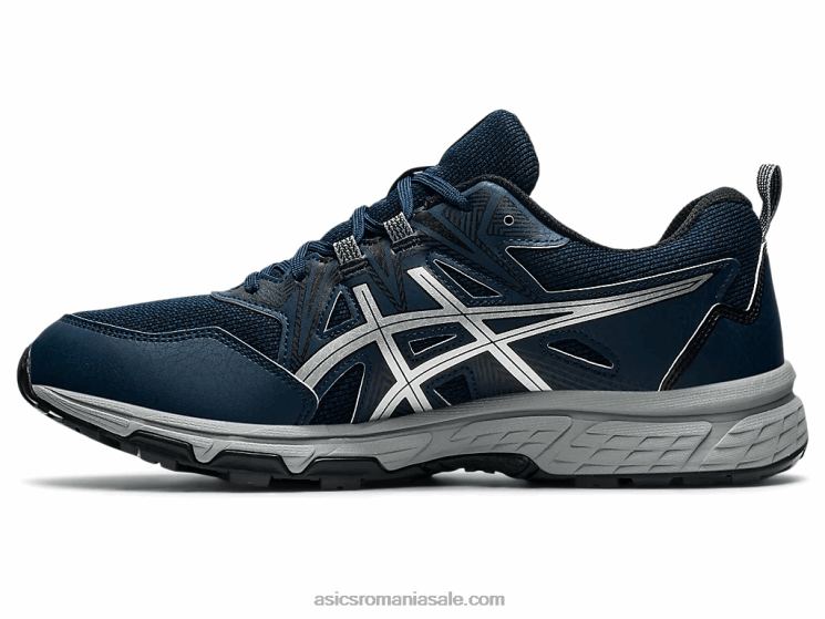 Asics albastru francez/argint pur gel-venture 8 extra lat ZF4641804