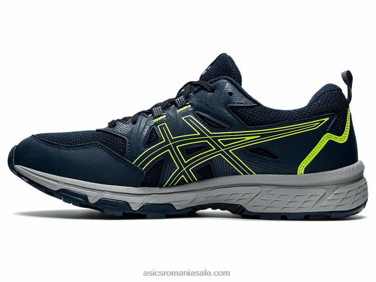 Asics albastru francez/verde pericol gel-venture 8 ZF4641496