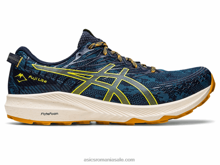 Asics cerneală teal/galben auriu fuji lite 3 ZF464624