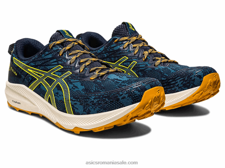 Asics cerneală teal/galben auriu fuji lite 3 ZF464624