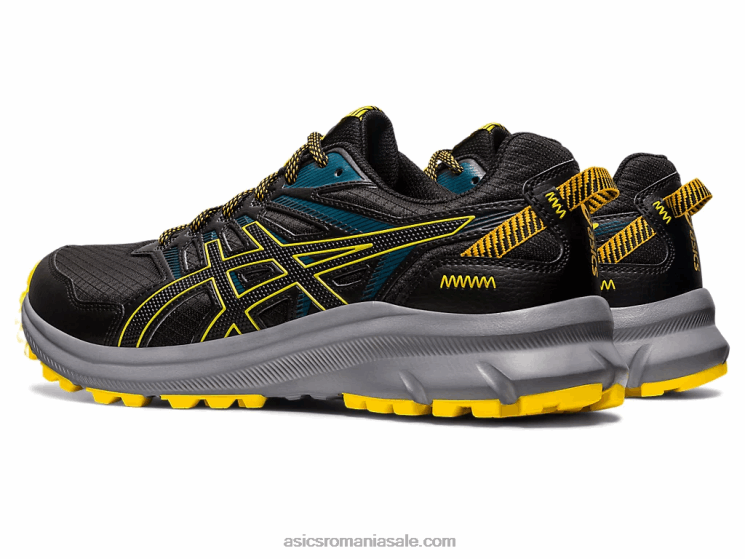 Asics negru/galben auriu cercetător traseu 2 ZF464408