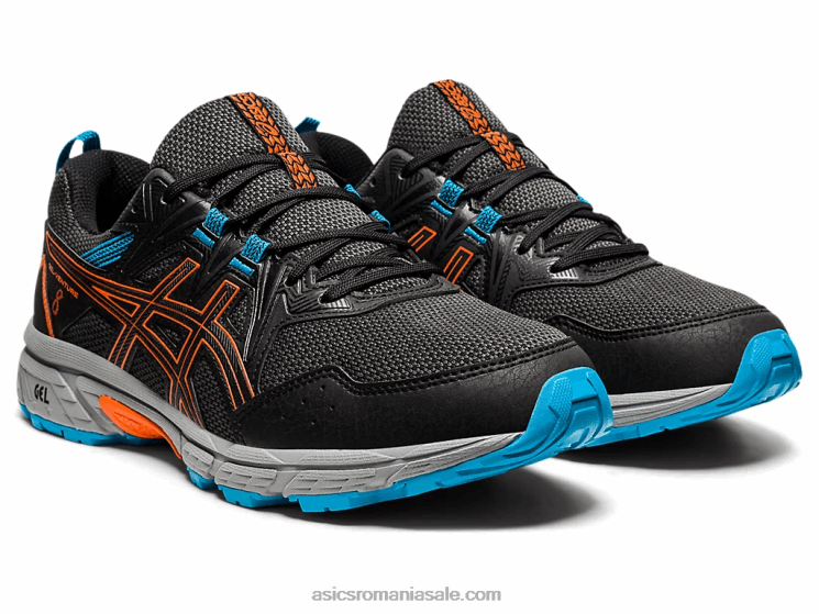 Asics negru/portocaliu galben gel-venture 8 ZF4641898