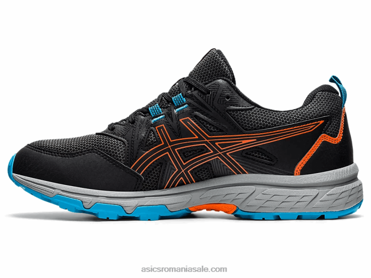 Asics negru/portocaliu galben gel-venture 8 ZF4641898