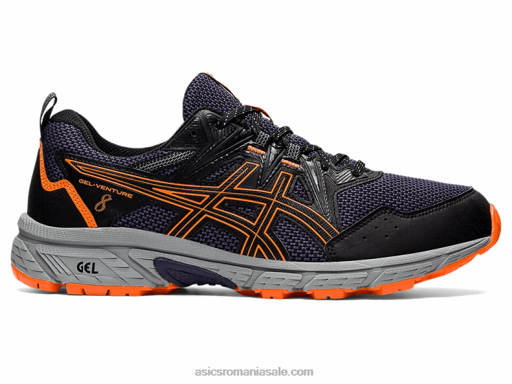 Asics negru/portocaliu șocant gel-venture 8 ZF4641490