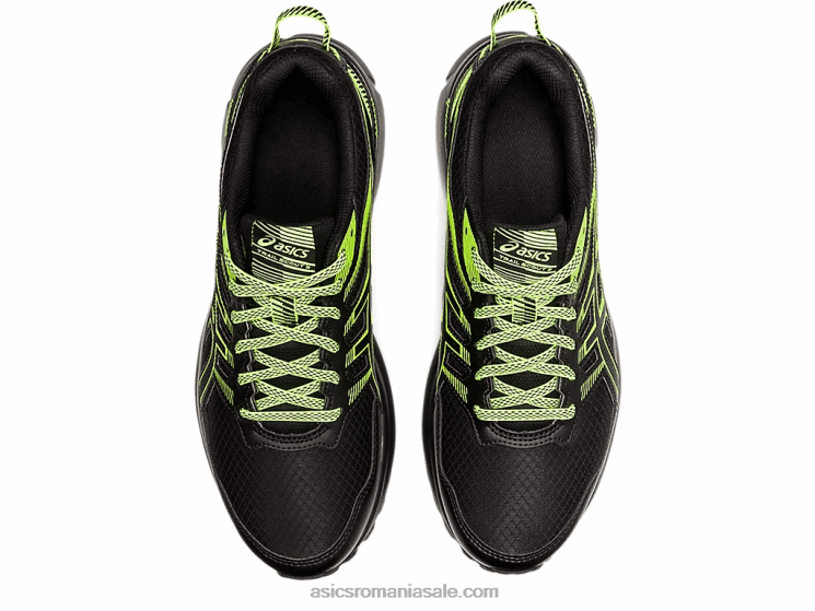Asics negru/verde pericol cercetător traseu 2 ZF4641535