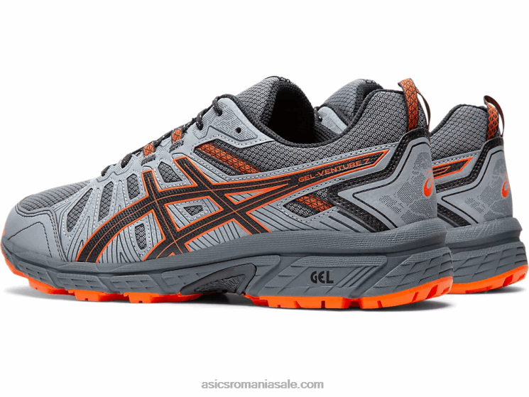 Asics purtător gri/habanero gel-venture 7 extra lat ZF4642110