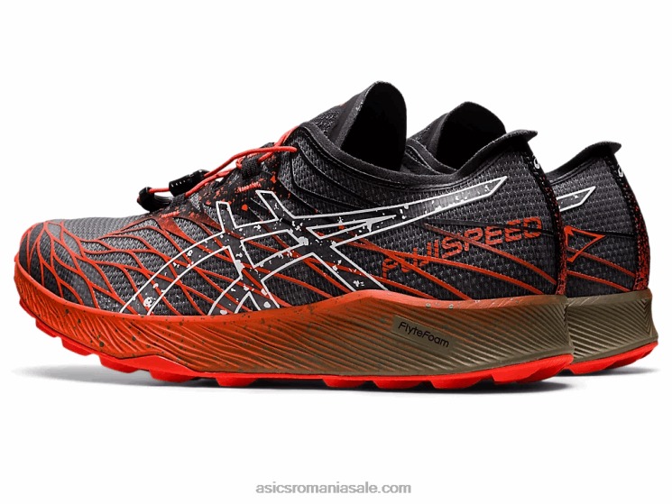 Asics roșie neagră/cherry fujispeed ZF464976