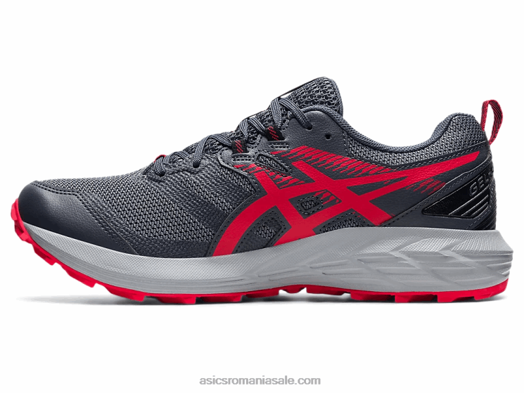 Asics suport gri/rosu electric gel-sonomul 6 ZF4641777