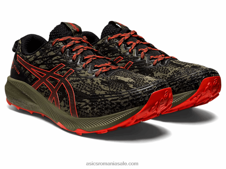 Asics verde de manta/roșie cherry fuji lite 3 ZF464735