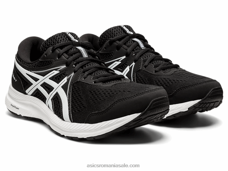 Asics alb negru conținut de gel 7 ZF4641950