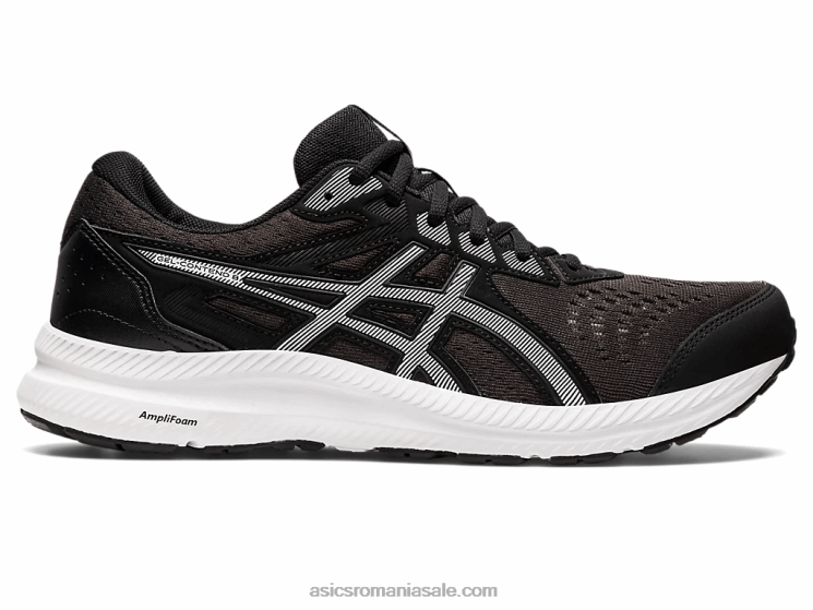 Asics alb negru gel-contend 8 extra lat ZF464715