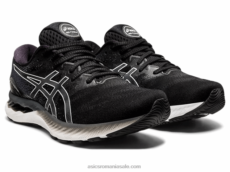 Asics alb negru gel-nimbus 23 ZF4642019