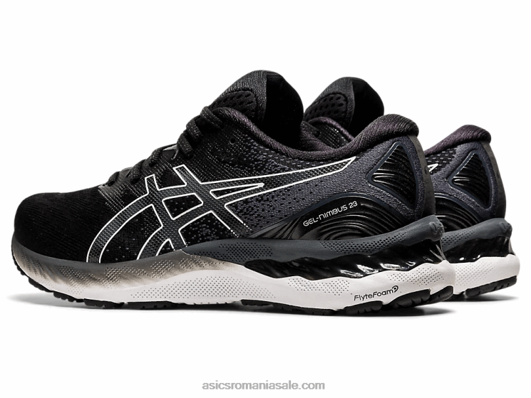 Asics alb negru gel-nimbus 23 ZF4642019