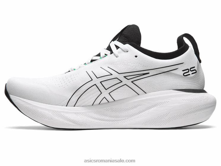 Asics alb negru gel-nimbus 25 ZF464180