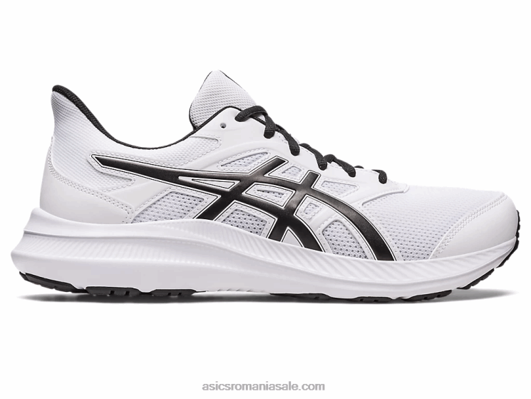 Asics alb negru zguduire 4 extra lată ZF464447