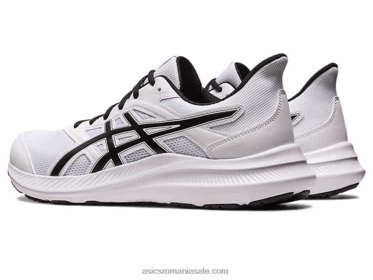 Asics alb negru zguduire 4 extra lată ZF464447