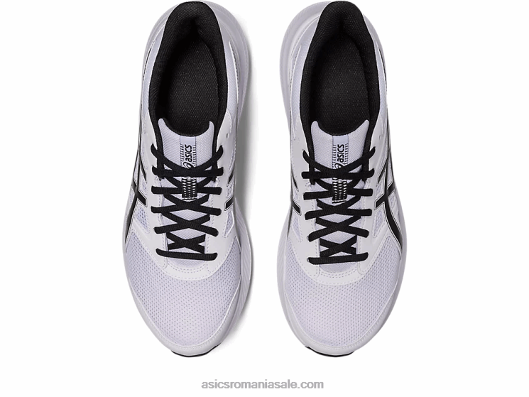 Asics alb negru zguduire 4 extra lată ZF464447